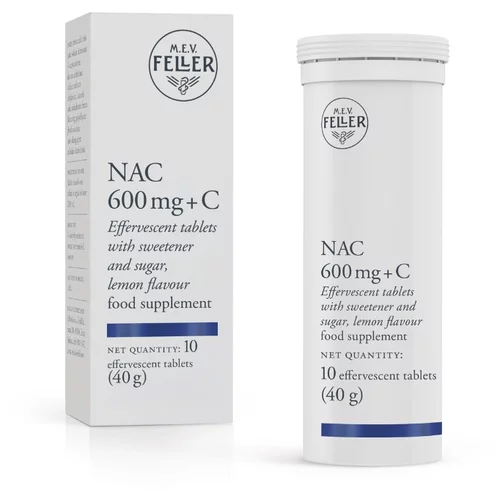  M.E.V. Feller NAC 600 Mg + C, šumeče tablete