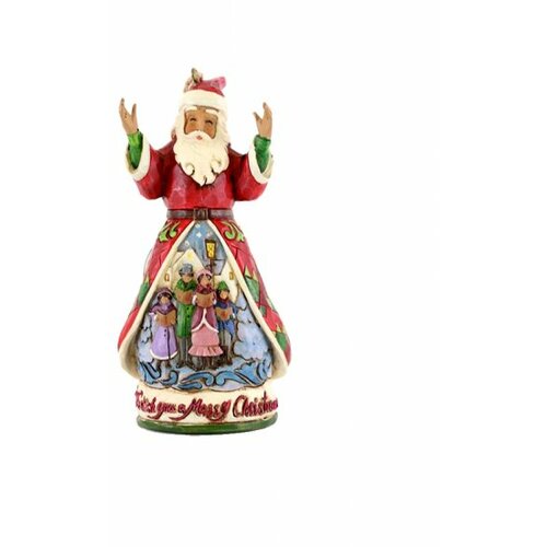 Jim Shore Wish You Merry Xmas Santa Hanging Ornament Figure Cene
