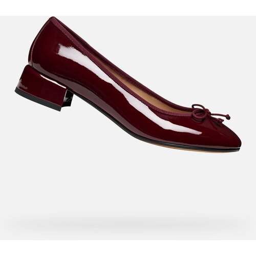 Geox Burgundy Women's Ballerinas Floretia - Women's Cene