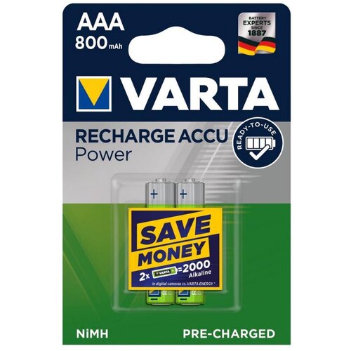 Varta 56703 - 2 kom ACCU punjive baterije AAA NiMH, 800 mAh, 1,2 V Cene