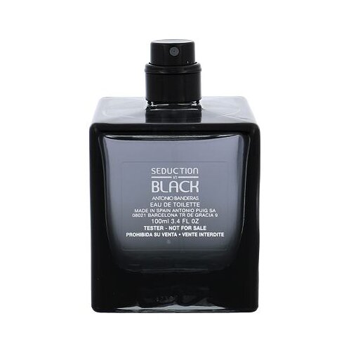 Antonio Banderas Seduction in Black toaletna voda 100 ml Tester za mu&scaron;karce Cijene