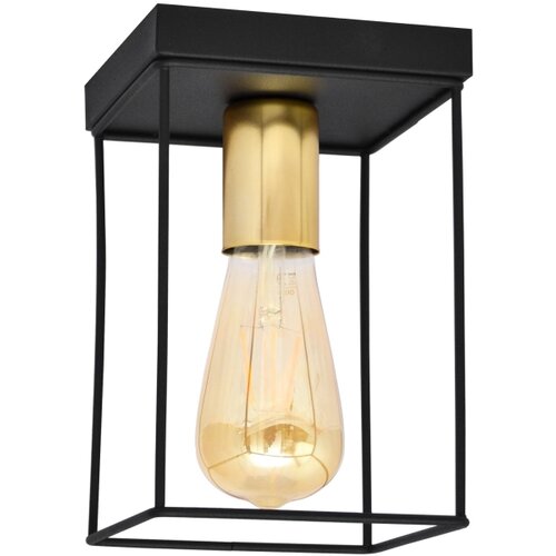  plafonska lampa finn 1xE27/15W/230V crna/zlatna Slike