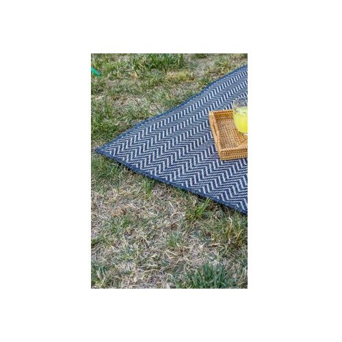 Conceptum Hypnose 20522A - ecru, tamnoplavi tepih (200 x 250 cm) Cene