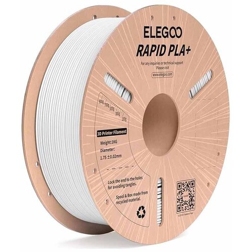 Elegoo rapid pla+ filament 1.75mm 1kg - white Cene