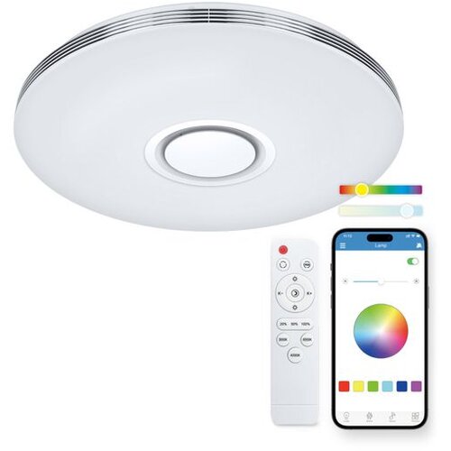 Ksix Aura SmartLED stropna svjetiljka, ugrađeni zvučnik 5 W, RGBIC+CCT, 49cm Cijene