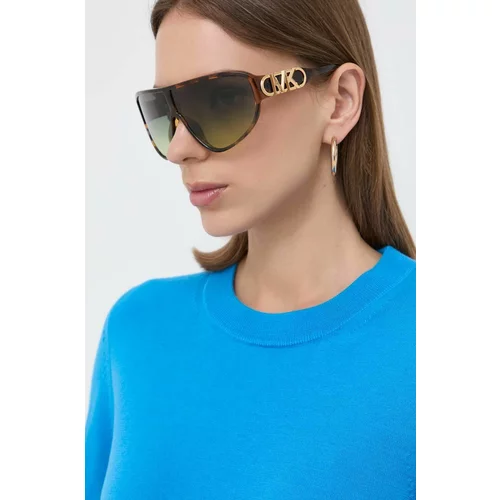 Michael Kors Sončna očala ženski, rjava barva