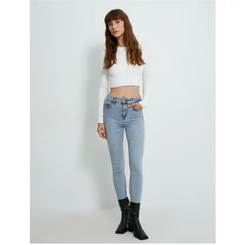 Koton High Waisted Jeans with Skinny Legs, Slim Fit - Carmen Jean