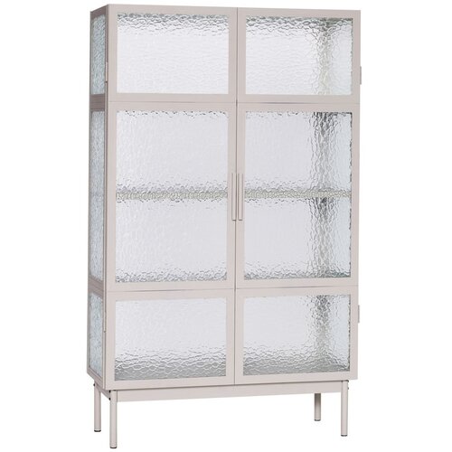Hübsch Bijela metalna vitrina 92x151 cm Plex – Cijene