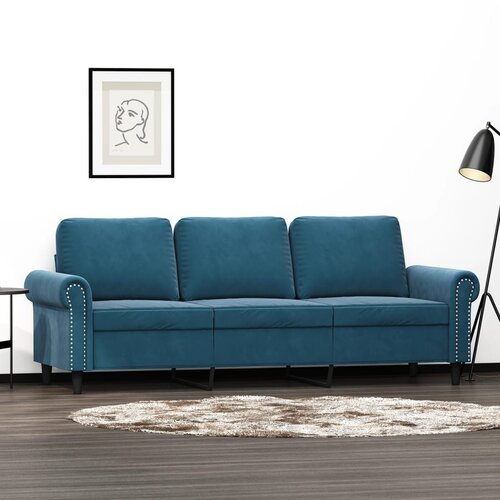 vidaXL Trosed moder 180 cm žamet Cene