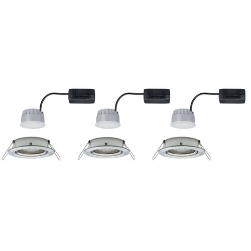 PAULMANN 93483 - KOMPLET 3xLED/6,5W IP23 prigu&amp;scaron;iva kupatilska svetiljka NOVA 230V Slike