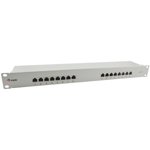Equip 16-Port Cat.6 Shielded Patch Panel, Light Grey Cijene
