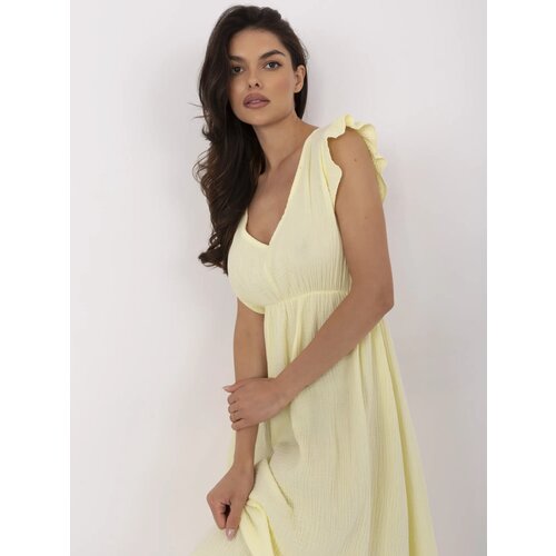 Italy Moda Dress-MI-SK-122126.77-light yellow Slike