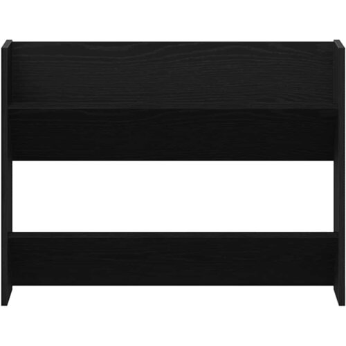  Ormar za cipele Crni hrast 82 x 18 x 60 cm Konstruirano drvo Slike