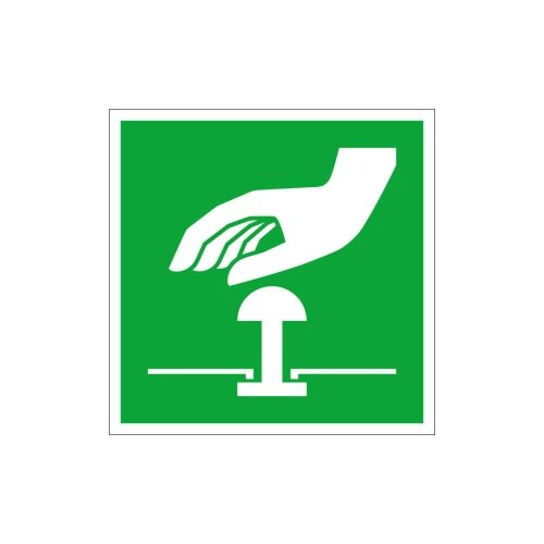 Signal rute za izbjegavanje folija Gumb za zaustavljanje u nuždi SafetyMarking 38.A2097 (Š x V) 100 mm x 100 mm ISO 7 Cijene