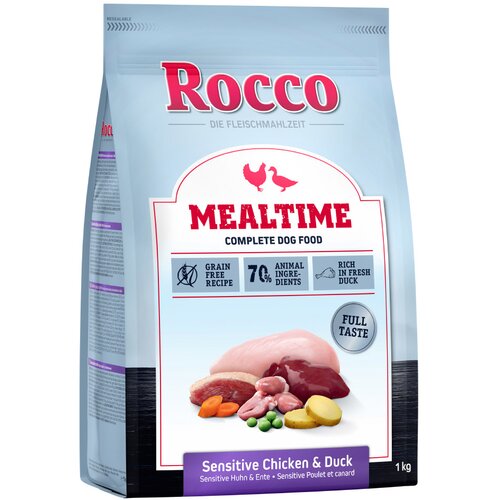Rocco Mealtime Sensitive - piščanec & raca 5 x 1 kg Cene