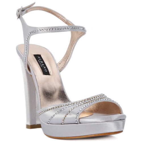 Albano Sandali &amp;amp; Odprti čevlji RASO ARGENTO Siva Slike