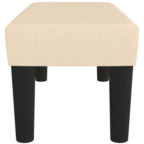  Klupa krem 70 x 30 x 30 cm od tkanine Slike