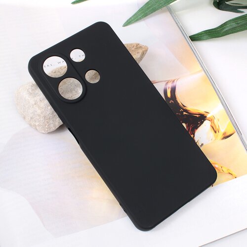 Teracell torbica soft velvet za xiaomi redmi note 13 4G (eu) crna Slike