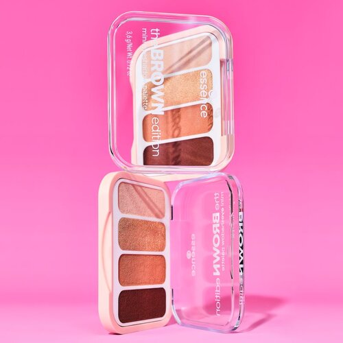 Essence The Brown Edition paleta senčil za oči mini 3.6 g Slike