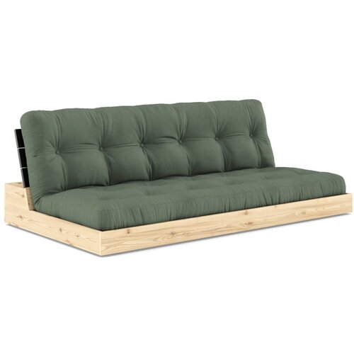 Karup Design Zelena raztegljiva sedežna garnitura 196 cm Base – Cene