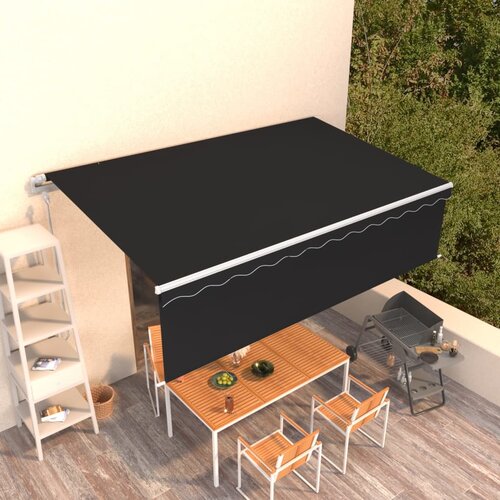 vidaXL automatska tenda na uvlačenje s roletom 5 x 3 m antracit Cijene