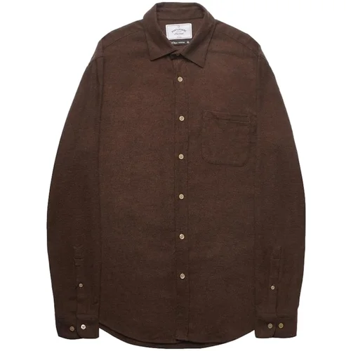 Portuguese Flannel Teca Shirt - Brown Smeđa