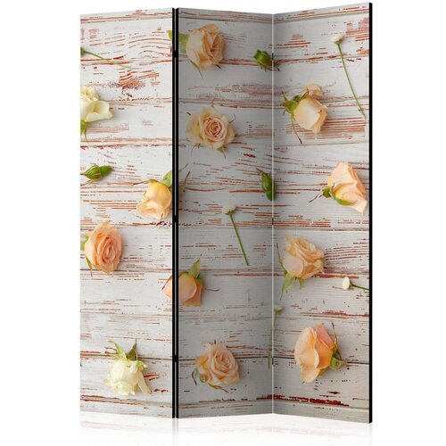  Paravan u 3 dijela - Wood &amp;amp;amp Roses [Room Dividers] 135x172 Slike