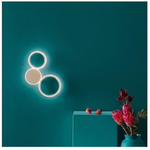  Ondaluce - LED zidno svetlo POIS LED/20W/230V u zlatnoj boji Cene