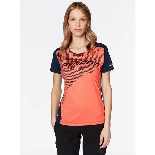 Dynafit Športna majica Alpine 08-0000071457 Oranžna Regular Fit
