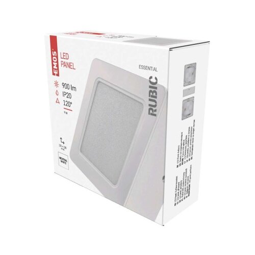  LED površinsko svetilo RUBIC, kvadrat, belo, 9W, nevtralno bela Cene