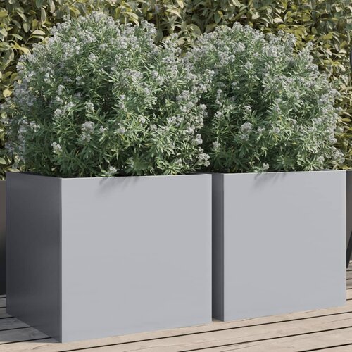 vidaXL Sadilice 2 kom srebrne 42 x 40 x 39 cm od pocinčanog čelika Cijene