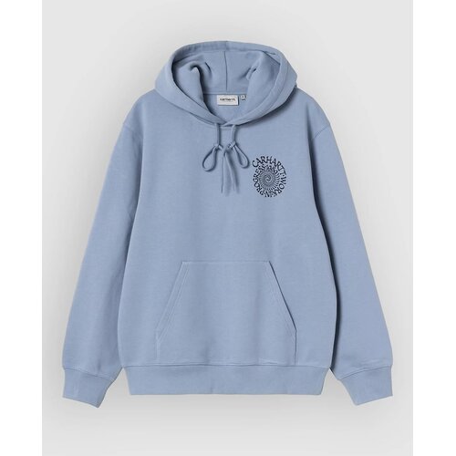 Carhartt WIP Spiral Pulover s kapuco gentle blue Slike