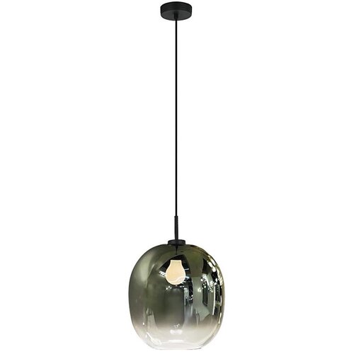  Luster na sajli MIRROR 1xE27/14W/230V zadimljeno zelene boje Cene