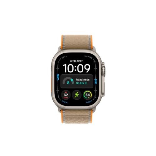 Apple watch ultra 4 gps + cellular 49mm natural titanium case with sand trail loop - s/m (MJAJ4SE/A) Slike