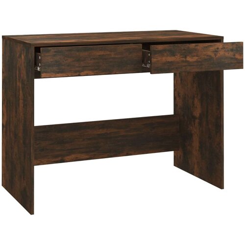 vidaXL Radni stol boja dimljenog hrasta 101 x 50 x 76,5 cm od iverice Cijene