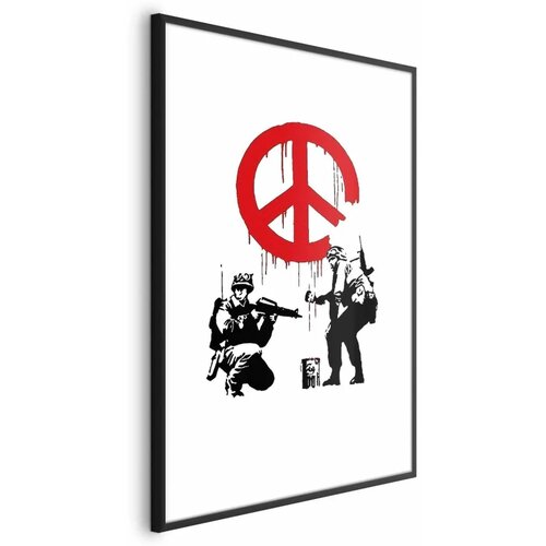  Plakat - CND Soldiers 40x60 Crni okvir s margom Cene