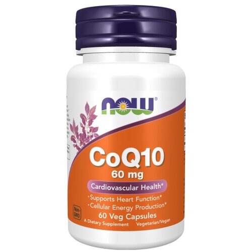Now Foods Koencim Q10 NOW, 60 mg (60 kapsul) Slike