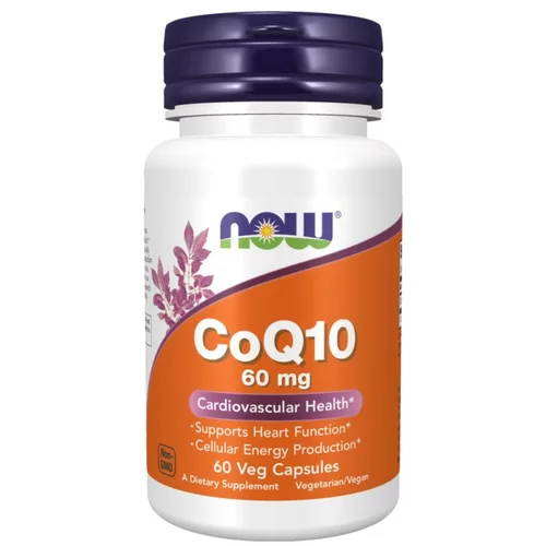 Now Foods Koencim Q10 NOW, 60 mg (60 kapsul)