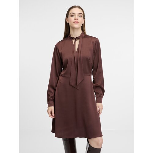 Orsay Brown women's knee-length dress - Women's Cene