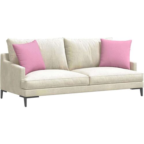 VidaXL jastučići za sofu 2 pcs ružičasta 45 x 45 cm tkanina Slike