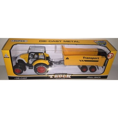 Merx igračka traktor 14.5cm žuta Cene