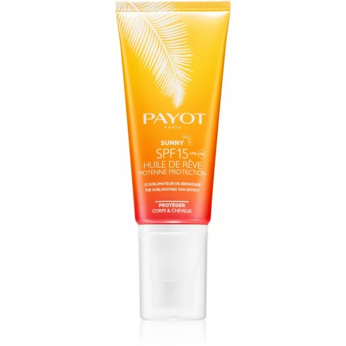 Payot sunny dreamy oil SPF15 zaštitno ulje za tijelo i kosu 100 ml