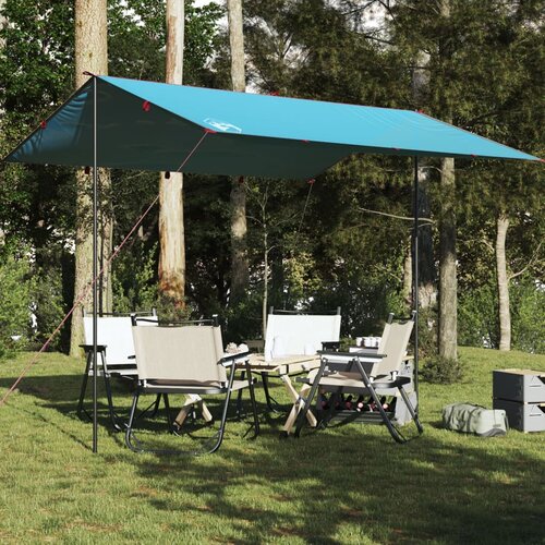 vidaXL Cerada za kampiranje plava 360 x 294 cm vodootporna Cijene
