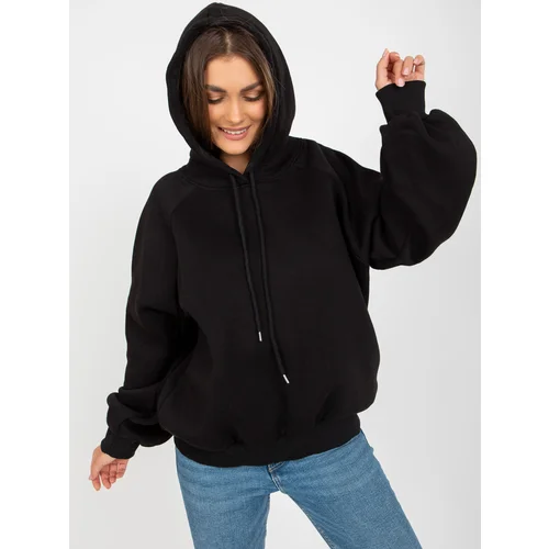 Fashion Hunters Basic black hoodie