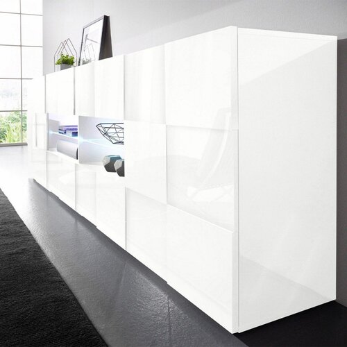 LC Mobili Moderna komoda s 2 vrata i 4 ladice 241x84 cm DAMA 209008-08 Cijene