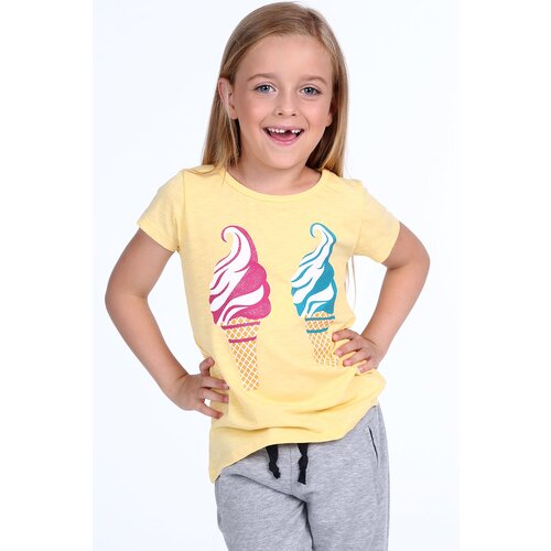 Fasardi Yellow T-shirt with application Slike