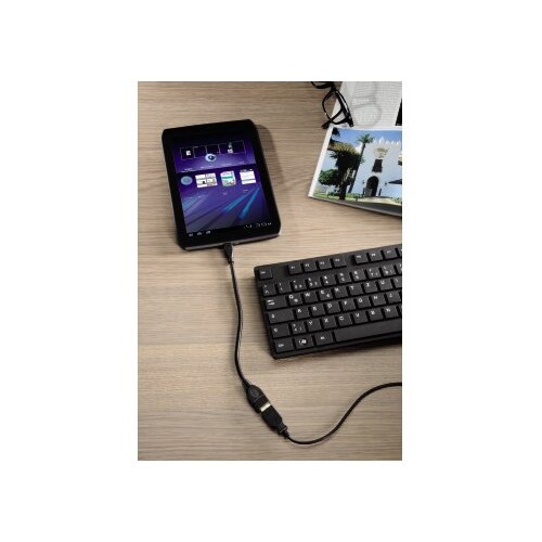 Hama Kabl USB 2.0 ženski (A) na Micro 5pina mu&amp;scaron;ki (B) OTG, 0.15m 78426 kabal Slike