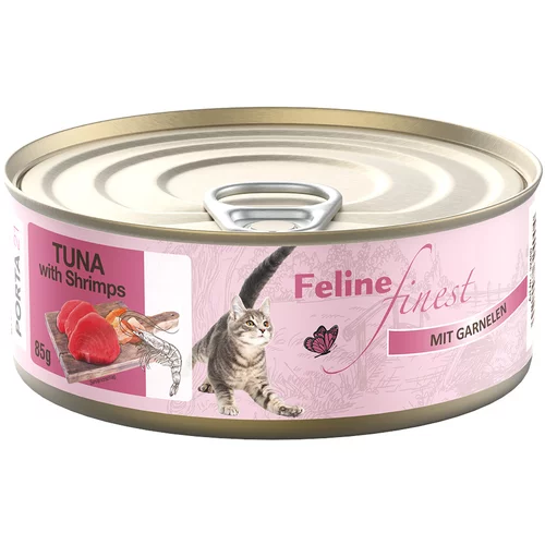 Porta Feline Finest mokra mačja hrana 85 g - Tunina s kozicami