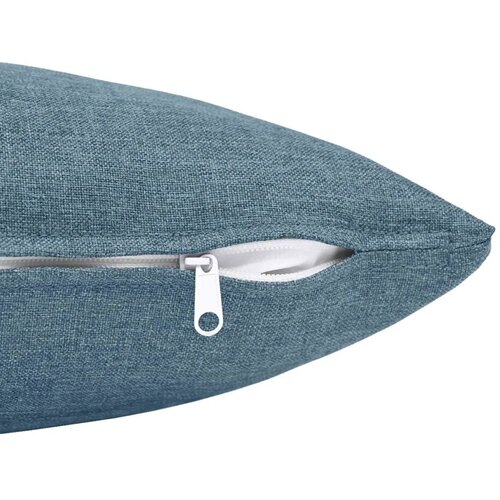  Jastuk s jastukom HEERLEN 6 kom. Traper plava Tkanina - Trapere plave boje 35 x 35 cm 6 Slike