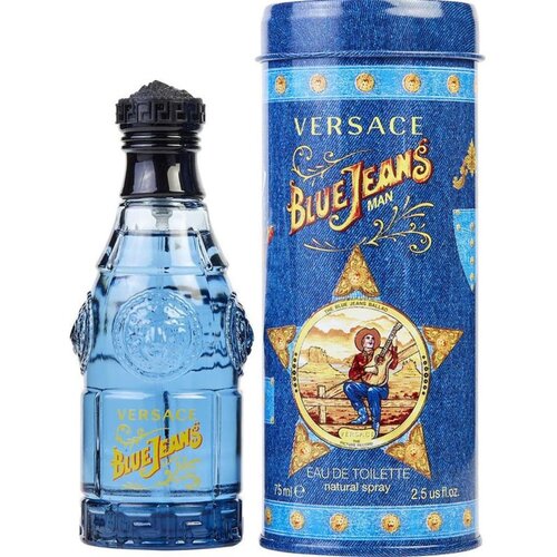 Versace mu&amp;scaron;ka toaletna voda blue jeans 75ml Slike